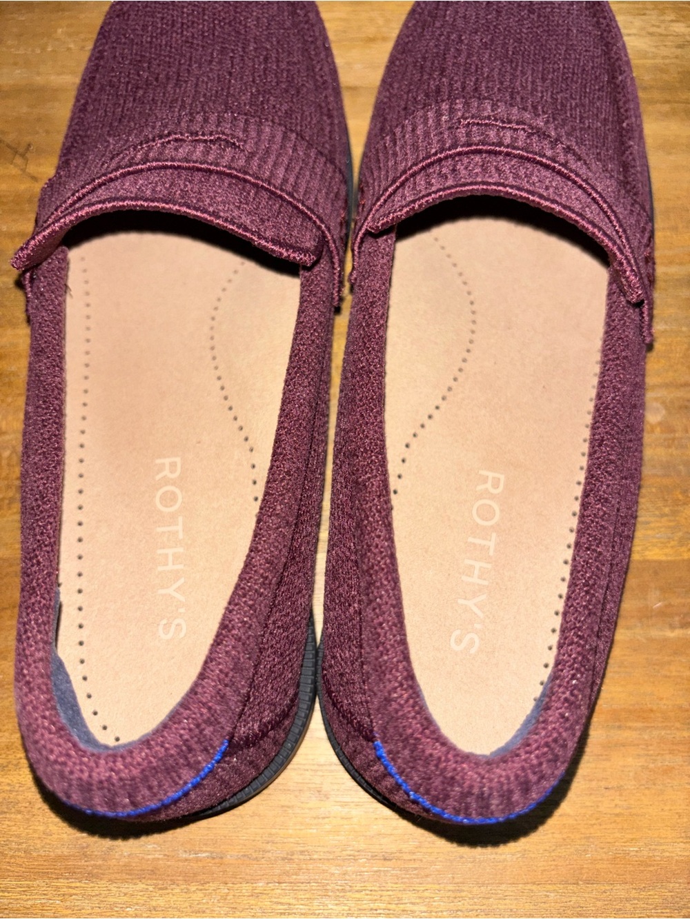 Women Burgundy Penny Loafers 8.5 NWOB - Picture 4 of 6